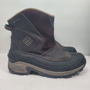 Columbia Men's Black Brown Waterproof Winter Boots BM1576-229 US Size 13